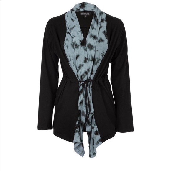 🚫SOLD 🛑Cloudy Skies Tie-Dye Cardigan ♡︎ - Picture 4 of 6